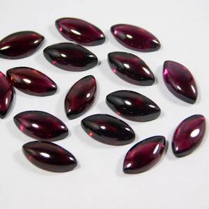 Venta al por mayor de gemas de granate natural de Heydarabad en forma de cabujón, gemas sueltas de alta calidad para la fabricación de joyas. - Product Image 2