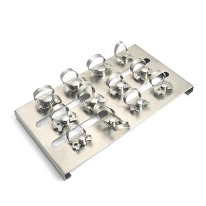 Kit Premium de Grapas de Goma Dental de Acero Inoxidable para Endodoncia, Grapas Plateadas con Soporte de Bandeja, Set de Aislamiento, Kit Endo OEM CE - Product Image 1