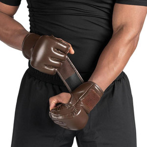 Gants de MMA à paume ouverte pour l'entraînement aux arts martiaux, gants de MMA en cuir personnalisés pour hommes et femmes, gants de MMA en gros avec logo personnalisé - Product Image 4