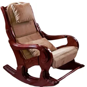 כיסא מנוחה מודרני מעץ עם כריות מספק הודי עיצוב אירופאי עיצוב וינטג' מגולף בעבודת יד מעץ טיק מלא