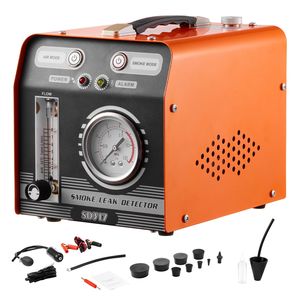 Tester di perdite per auto 12V con macchina del fumo, pompa ad aria e manometro - Product Image 1