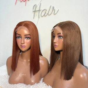 Cheveux vierges vietnamiens Remy de qualité supérieure, longue durée, vente en gros, 360 pour extensions de perruque, style bob, toutes les couleurs disponibles - Product Image 1