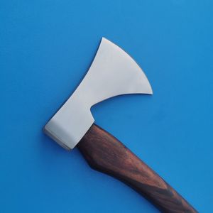 Bushcraft Carbon Steel Hatchet Hand <b>Axe</b> with Wooden Handle Compact Camping Tool for Outdoor <b>Wood</b> Cutting Hiking and Garden Tasks - Product Image 4