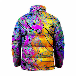 Veste matelassée décontractée pour homme, de haute qualité, légère et confortable, avec logo personnalisé, col montant pour l'hiver - Product Image 2