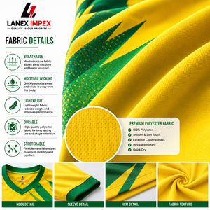 Ensemble de maillot de football personnalisé pour hommes et garçons, tenue de sport à manches courtes, tissu respirant, uniforme d'équipe, entraînement, logo, nom - Product Image 5