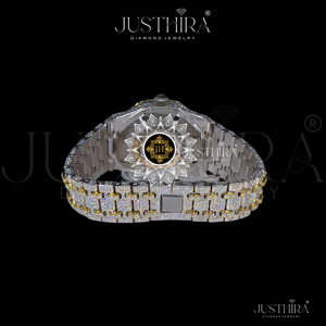 Best Quality Fashion Moissanite Diamond Watch for Women Luxury Crystal Studded <b>Wristwatch</b> with Elegant Design Available For Sale - Product Image 6