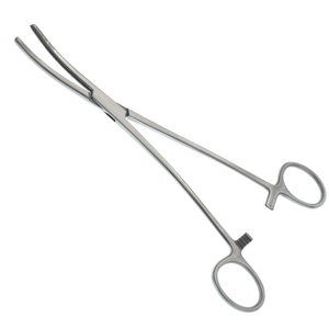 Pinzas De Alvarez de 8 1/4 Pulgadas, Pinzas Quirúrgicas de Doble Curvatura de Acero Inoxidable, Instrumento para Agarrar Tejidos Ginecológicos - Product Image 3