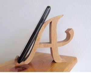 Soporte de Bambú Personalizado para Teléfono, Cargador de Escritorio de Madera, Expositor Ecológico para Oficina y Promoción - Product Image 2