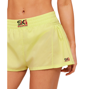 Women's High <b>Waist</b> Quick Dry Running Shorts Pleated Sports Shorts with Pockets <b>Elastic</b> <b>Waist</b> Athletic Gym Yoga - Product Image 6