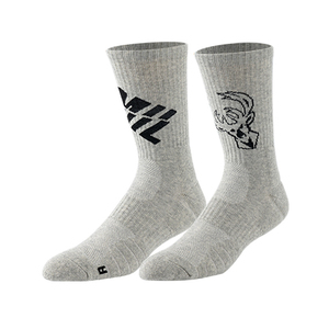 High Quality Crew Basketball Customizable <b>Socks</b> Men's Custom Sports Athletic Spandex/Polyester <b>Breathable</b> Anti-Bacterial <b>Socks</b> - Product Image 6