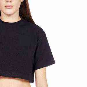 Camiseta Urbana de Mujer, Corte Holgado, Estilo Vintage, Transpirable, Ecológica, con Logotipo de Pluma, Primavera/Verano, Personalizable con Serigrafía - Product Image 3