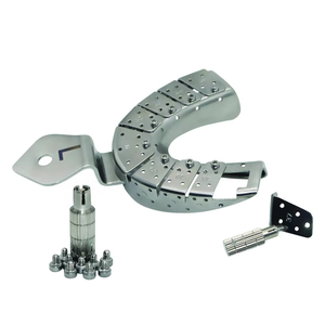 Bandeja de Impresión Dental de Acero Inoxidable Azicon, Reutilizable y Autoclavable, Técnica de Bandeja de Impresión para Implantes Dentales Abiertos y Cerrados - Product Image 1