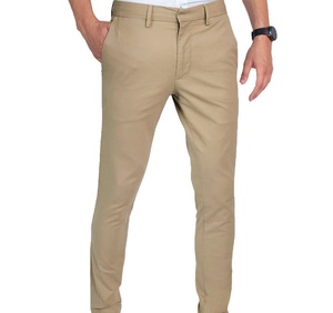 Pantalones Chinos Rectos para Hombre de Alta Calidad, 100% Algodón, Secado Rápido, Transpirables, Ecológicos, Colores y Tallas Personalizables, Corte Regular - Product Image 1