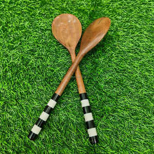 Juego de Espátulas de Madera de Lujo Premium, Ecológicas, Hechas a Mano, Utensilios de Cocina para Fiestas a Precio Económico - Product Image 2