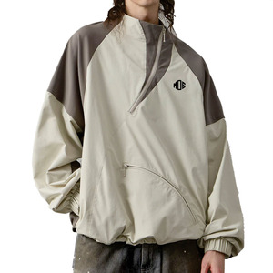 New Trendy Custom Unisex Quarter Zip Windbreaker Pullover <b>Lightweight</b> Training <b>Jacket</b> Streetwear Outdoor Wear <b>Jacket</b> for men USA - Product Image 3