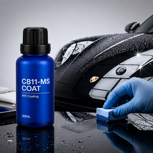 C811-MS PPF Película de Protección de Pintura con Recubrimiento Cerámico Hidrofóbico, Fórmula de Brillo, Dureza 9H, Autoregenerable, OEM - Product Image 6