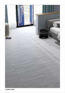 Carrelage en porcelaine finition mate 60x60cm, conçu pour offrir une texture de surface douce, un équilibre de tons naturels et un intérieur stable. - Product Image 6