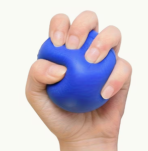 HAWK SPORTS INDUSTRIES Ballon d'exercice en PU bleu, mignon et souple, pour la relaxation musculaire, équipement portable pour l'exercice des bras, utilisation scolaire - Product Image 2