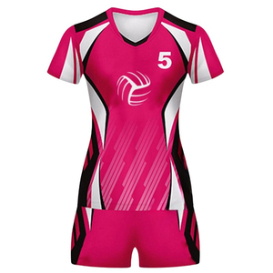 Uniforme de volley-ball unisexe avec design par sublimation, taille plus, léger, respirant, 100 % polyester, dernier design pour équipe - Product Image 1