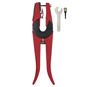 Alicates prácticos para etiquetas de oreja de animales de granja, para vacas y cabras, con agujas de repuesto, pinzas, aplicador metálico de etiquetas de oreja para ganado. - Product Image 4
