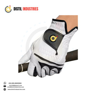 Guantes de Golf Unisex de Cuero Genuino Más Vendidos - Correa de Muñeca Ajustable y Personalizable - Product Image 2