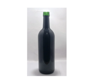Bouteille de vin en verre bordeaux noir de 750 ml, bouteille vide décorative de qualité supérieure pour le vin rouge, les spiritueux, les boissons, emballage en vrac - Product Image 3