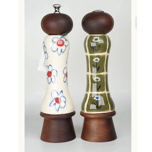 Handmade Lacquer Salt and <b>Pepper</b> Mill Customized Color Size Manual Salt and <b>Pepper</b> <b>Grinder</b> for Kitchen from Vietnam Wholesale - Product Image 2
