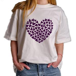 Hermosa Camiseta con estampado Floral para mujer, camiseta elegante de algodón de colores para mujer y niña, camiseta Floral de moda cómoda y elegante - Product Image 5