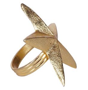 Anneau de serviette en métal design, anneau de serviette décoratif, anneau de serviette feuille design, anneau de serviette de luxe, anneau de serviette élégant - Product Image 2