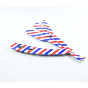 Professional Barber Folding Shaving <b>Razor</b> Gold <b>Single</b> Half <b>Blade</b> Straight Edged <b>Razors</b> with Custom Logo - Product Image 3