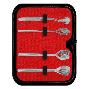 Juego de Instrumentos de Diagnóstico con Ruedas de Prueba Nerviosas Wartenberg, Ruedas de Prueba Sensoriales de 1, 3, 5 y 7 Puntas, Plateadas, Juego de 4 - Product Image 5