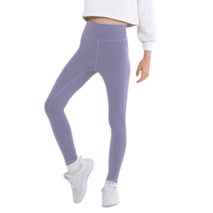 Leggings en molleton tricoté pour enfants, coton biologique, coton de bambou, chauds, respirants, séchage rapide, écologiques, doux, fabricant OEM en gros - Product Image 3