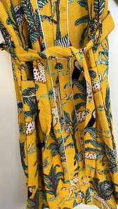 Bata Kimono de Algodón con Estampado Animal, Suave y Absorbente, Ajuste Relajado, para Spa y Uso Doméstico - Product Image 4