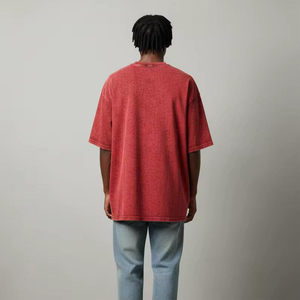 Custom Manufacturer Men's Oversized <b>Tie</b> Dye Cotton T-Shirt Short Sleeve O-Neck Casual Jersey Fabric Screen Printed Logo Front - Product Image 4
