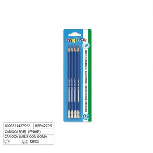 Matita Carioca con gomma HB, confezione da 12 pezzi per scrivere e disegnare - Product Image 2
