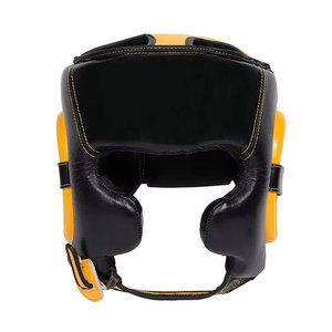 Professional Boxing <b>Training</b> PU Leather <b>Head</b> Guard Muay Thai Kickboxing <b>Training</b> <b>Head</b> Guard - Product Image 1