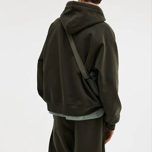 Sudadera con Capucha Extra Grande para Hombre, Sudadera de Felpa de Algodón Premium, Sudadera con Logotipo Personalizado, Sudadera Urbana al por Mayor - Product Image 1