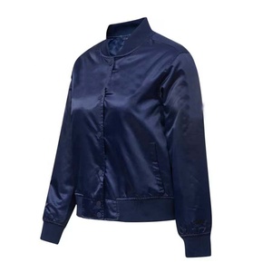 Best Quality American Style Womens Letterman College <b>Baseball</b> <b>Jackets</b> with Custom Logo Lining Colors & Sizes Satin <b>Jacket</b> - Product Image 2