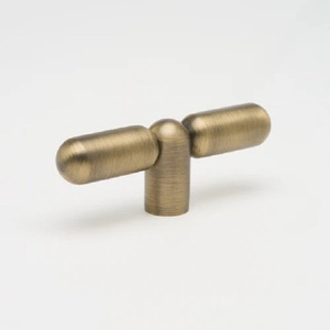 Modern T-Shaped Brass Cabinet Knob Handle Minimalist Design Durable Furniture Knob for Storage Closet Drawer <b>Hardware</b> - Product Image 3