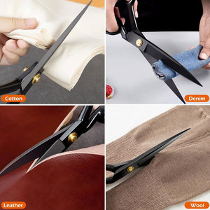 Ciseaux professionnels de haute qualité en acier inoxydable, lame affûtée, manche long, pour droitiers, 28 dents, design moderne pour usage en salon - Product Image 3