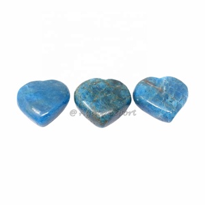 Amazonite Puffy Hearts Stone Hot Seller Reiki Meditation Power Energy Gemstones Polished Love Mascot for Home Office Decoration - Product Image 6
