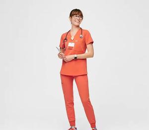 Low MOQ Soft Breathable Women's Nursing <b>Scrubs</b> <b>Sets</b> Customized Colors Sizes High Quality Hospital Uniforms for Sale Bulk - Product Image 1