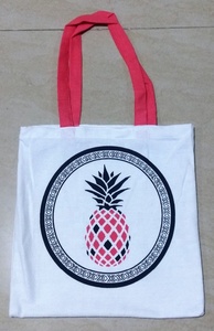 Cotton Twill Soft-loop <b>Collapsible</b> Square European Design Tote Bag with Long Hand Length Handle 50x90cm - Product Image 4