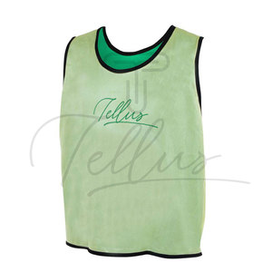 Wholesale Reversible Two-<b>Sided</b> Soccer Training Vest 100% Polyester Breathable Quick Dry Custom Team Name Men's Adult - Product Image 4