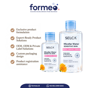 Eau Micellaire Démaquillante OEM pour Peaux Sensibles 300ml avec Acide Hyaluronique Nettoyant 4D Hyaluronique Marque Privée - Product Image 3