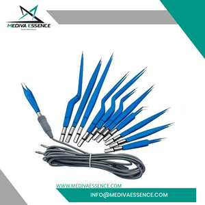 Juego de 12 Pinzas Bipolares de Bayoneta para Irrigación, Premium, Antiadherentes, Reutilizables, de Acero Inoxidable Alemán, Instrumentos Quirúrgicos con Certificación CE e ISO - Product Image 6