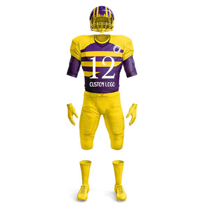 Nuevo Uniforme de Fútbol Americano Deportivo con Logotipo Personalizado, Diseño Nuevo, Ligero, Transpirable y Cómodo de Alta Calidad Profesional - Product Image 1
