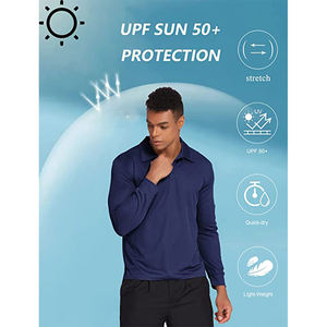 Camiseta de Manga Larga para Hombre al por Mayor, Cuello Redondo, Color Sólido, Directo de Fábrica, Ropa Básica - Product Image 6