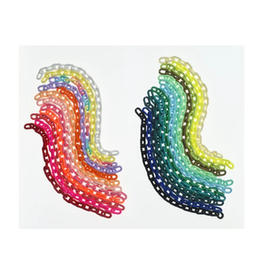 โซ่เรซิ่นอีพ็อกซี่สีรุ้งสำหรับแขวนผนัง มีหลายสีให้เลือก งานฝีมือ โซ่เรซิ่นอีพ็อกซี่ขายดี - Product Image 1