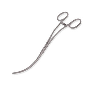 Pinza Vascular Curva DeBakey con Mordazas Atraumáticas y Vástago Curvo de Acero Inoxidable, 7.25 pulgadas (18.5 cm), Instrumento Quirúrgico Reutilizable - Product Image 4